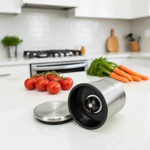 Moulins à sel et à <span class=keywords><strong>poivre</strong></span> en verre en acier inoxydable Offre Spéciale avec emballage unique - Product Image 3