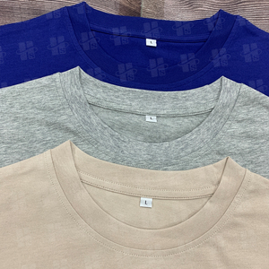 Camisetas Deportivas de Lujo Personalizadas al por Mayor, de Corte Holgado, con Estampado Serigrafiado, Cuello Acanalado Grueso, Color Sólido, para Hombre, de Alta Calidad - Product Image 6