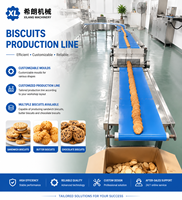 Ligne de production de biscuits sandwichs à la crème automatiques personnalisée certifiée CE, livraison par le fabricant