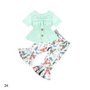 Conjuntos de Ropa para Niñas, Conjuntos de 2 Piezas Personalizados para Niñas Pequeñas, Conjuntos de Ropa de Boutique para Niñas, Conjuntos de Ropa de Verano para Bebés - Product Image 4