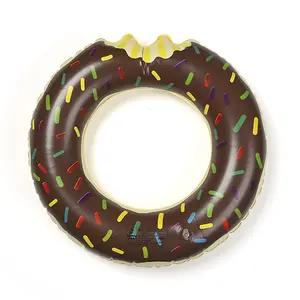 Beginner Zwemtraining Leven Boei Volwassen Opblaasbare Pvc Cartoon Donut Onderarm Zwemring