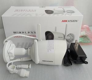 Hik 4MP DS-2CV2041G2-IDW เดิม <span class=keywords><strong>WiFi</strong></span> ไร้สายสองทางเสียง EXIR 2.0 <span class=keywords><strong>IP</strong></span> bullet กล้องเครือข่ายไมโครโฟนในตัวลำโพงกลางแจ้ง - Product Image 2