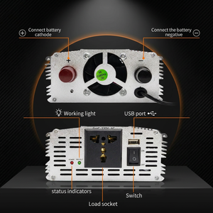 Convertisseur de courant pour voiture YONGFA <span class=keywords><strong>3000W</strong></span> 12V vers 220V à onde sinusoïdale modifiée avec chargeur de batterie intégré 10A tout-en-un - Product Image 3