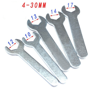 Customizable Portable Light Weight Steel Simple Socket Hex Open End Wrench <strong>Spanner</strong> 7mm 8mm 10mm 12mm <strong>13mm</strong> 14mm Metric DIY OEM - Product Image 5