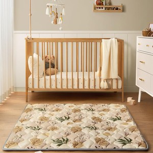 Tapis de jeu pour bébé sur mesure, tapis d'éveil épaissi, antidérapant, pour usage domestique, 0-24 mois, unisexe, en fibre de polyester - Product Image 2