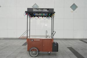 Portable Café Main Poussoir Chariot Vendeur De Rue Livraison De Nourriture Vélo À 3 Roues avec Réservoir D'eau - Product Image 6