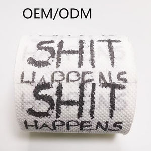 مرحاض قذر مضحك إبداعي مطبوع باللون الأبيض anأنت ناعم للاستعمال مرة واحدة مخصص لصديق عائلة لوازم تزيين الحفلات - Product Image 2