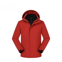Veste imperméable coupe-vent unisexe pour l'hiver, avec capuche, en tissu extérieur rigide, doublée de polaire intégrée, idéale pour les aventures