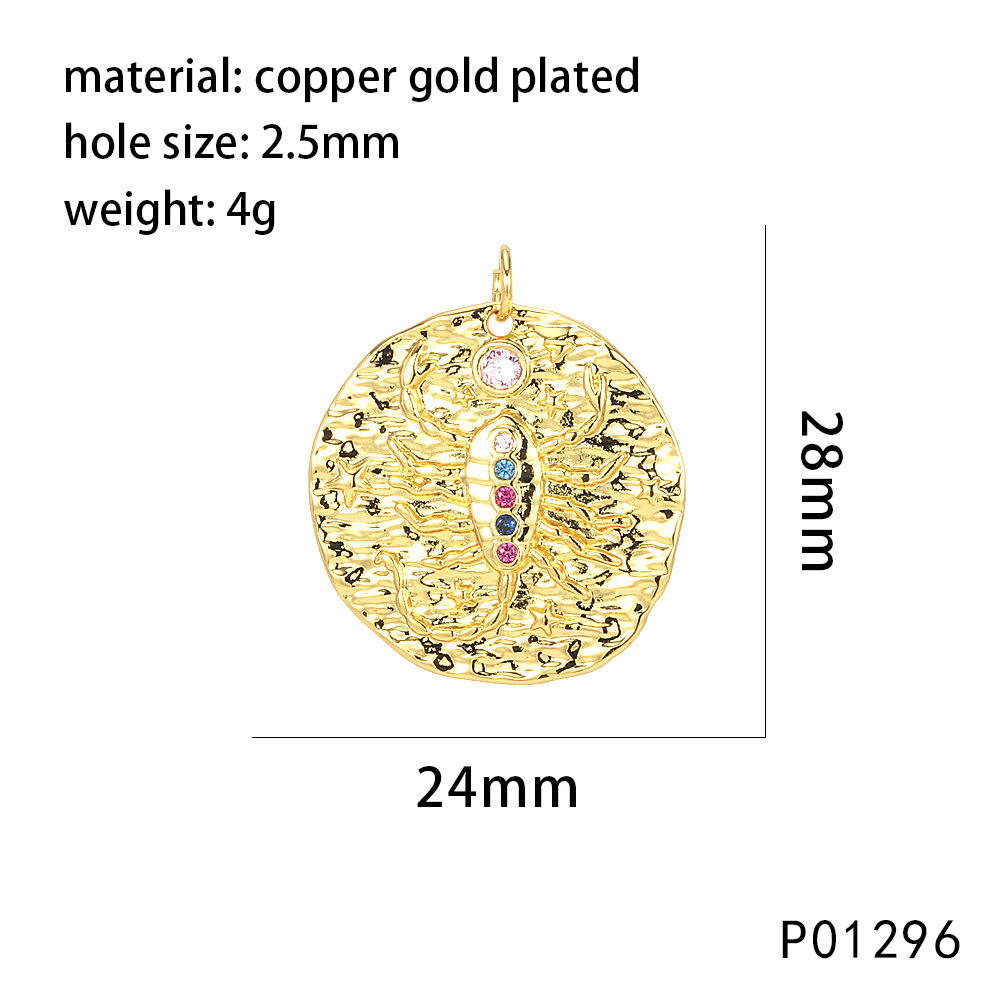 Gold P01296-scorpio scorpio