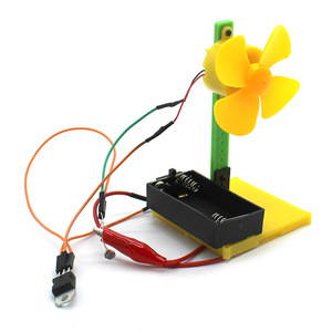 Kit de ensamblaje DIY de ventilador con control de luz para la serie de educación científica, para aprendizaje STEM y como ayuda didáctica en el aula. - Product Image 1