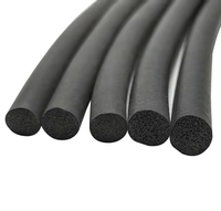 Bande ronde en mousse EPDM d'étanchéité en éponge de type O Bande d'étanchéité en mousse ronde noire Bande ronde en caoutchouc mousse EPDM