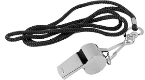 Fischietto Sportivo in Metallo Molto Sonoro per Arbitri, Fischietto di Sopravvivenza per Esterni con Cordino, per Ambienti Estremi - Product Image 3