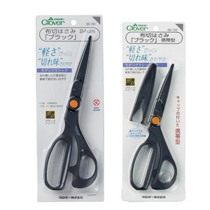 กรรไกรตัดผ้า Clover ขนาด 24 ซม. ใบมีดสีดำ สำหรับตัดผ้า ผลิตในญี่ปุ่น - Product Image 1