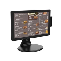 Pembaca kartu OS Android/Windows layar sentuh, pembaca kartu 10 poin sistem POS semua dalam satu 15.6 inci untuk pusat belanja restoran