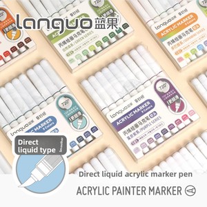Pennarello Acrilico Liquido Languo Direct per Disegno Bambini - Penna con Punta Morbida e Schemi di Colori Multipli Modello LG-M720 - Product Image 4