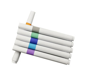 Ensemble de stylos surligneurs fluorescents à pointe biseautée personnalisés en couleurs pastel assorties pour la coloration, le soulignement et l'accentuation - Product Image 1