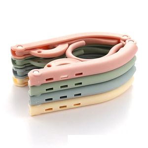 <strong>Mini</strong> Clothes <strong>Hanger</strong> Hook Folding Storage Clothes Rack Wardrobe Hanging <strong>Hanger</strong> Hook Space Saving for Home Storage - Product Image 5