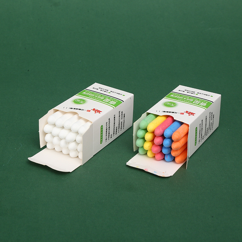 Торговая гарантия, набор мелков без пыли, экологически чистый белый мел для детей для семейной школы