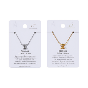 Cavigliera con ciondolo gemelli in acciaio inossidabile per donna, gioielli alla moda - Product Image 2