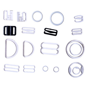 The Second Button Transparent Nylon Bra Buckle 0.25cm Adjustable D-Ring Figure Eight Underwear Accessories - Product Image 3