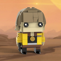 Set de Bloques de Construcción del Personaje Luke de la Guerra de las Galaxias, Kits de Bricolaje, Ladrillos MOC, Juguete para Niños, Regalo, MOC2391