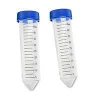 Tubes à centrifuger Corning 430291 PP 50 mL à fond conique avec bouchon d'étanchéité, emballage en vrac, stériles, 25 par paquet, 500 par carton