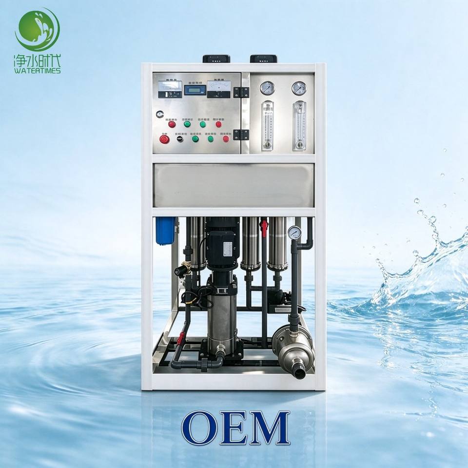 Water Distribution Component Single Stage Reverse Osmosis System Custom Flow Water Treatment ...