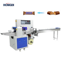 Máquina de Formación y Empaquetado de Alimentos HONGDI, Tipo Horizontal Semiautomática para Chocolate y Pan, Alta Productividad, 2 Años de Garantía