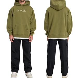 Casual <b>Men's</b> <b>Tracksuit</b> Breathable and Comfortable Oversize <b>Men's</b> Track Suit Hooded Set 100% Cotton <b>Tracksuits</b> for Jogging - Product Image 1