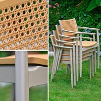 Tables et chaises d'extérieur pour cafés, salons de thé, mobilier de terrasses, jardins, balcons, loisirs, Chine