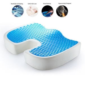 Gel Memory Foam Seat U-hiệu Ứng Làm Mát Mụn Chỉnh Hình Xương Cụt Đau Thần Kinh Tọa Ghế Đệm - Product Image 2