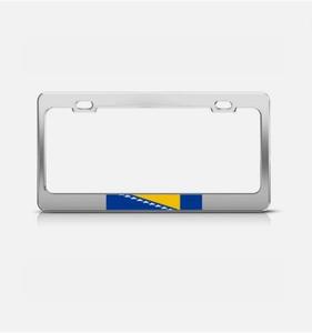 Cadre de plaque d'immatriculation de voiture de haute qualité <span class=keywords><strong>Jordan</strong></span> 2026 Football Match Day 48 avec drapeau national, 16*31cm, pour plaque avant de voiture, décoration automobile - Product Image 6