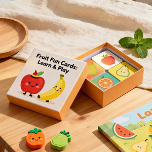 Cartes mémoire en papier imprimées sur mesure, cartes cognitives, <span class=keywords><strong>jeu</strong></span> éducatif <span class=keywords><strong>de</strong></span> mémoire pour enfants - Couleur personnalisée, apprentissage précoce, puzzle culturel - Product Image 1