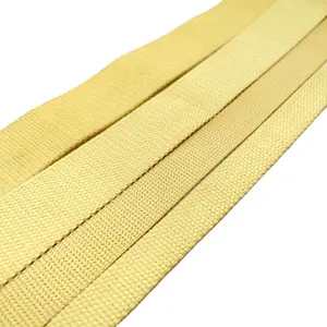 High strength 20MM 38MM Fireproof Para-Aramid Fiber Harness Webbing for Outdoor backpack and belt