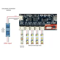 Controlador de Tira LED a Todo Color Lededit WS2811/SK6812 de 1024 Píxeles, Software Programable, Efectos, Patrones DIY, Texto Desplazable