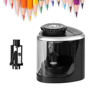 <span class=keywords><strong>Taille</strong></span>-crayons électriques semi-automatiques alimentés par 2 piles AA de logo personnalisé portable en gros pour les écoliers - Product Image 2