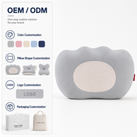 Oreiller de sommeil ergonomique portable en mousse à mémoire de forme, design doux et personnalisé, soutien relaxant tout autour pour la maison et le bureau
