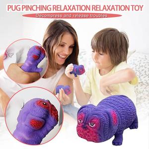 柔软的TPR无毒减压减压弹性动物拉伸挤压松软哈巴狗玩具 - Product Image 5
