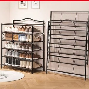 Foldable Multi Layer Shoe Rack Thickened Dustproof Space Saving Indoor Storage For Sneakers Boots High Heels No Installation - Product Image 5