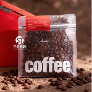 บรรจุภัณฑ์กาแฟแบบรีทอร์ทพาวช์ วาล์วซีลแปดด้าน ก้นสี่เหลี่ยม เกรดอาหาร โปร่งแสง กึ่งด้าน พลาสติกกันความชื้น สำหรับอาหารสัตว์เลี้ยง - Product Image 6