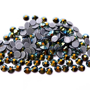 Yantuo SS30 Cristal hotfix thạch phẳng trở lại <span class=keywords><strong>Glass</strong></span> đá Đen AB chất lượng cao thương mại đảm bảo sử dụng cho quần áo - Product Image 2