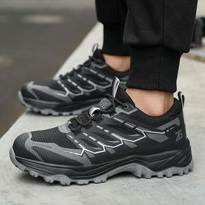 Venta caliente Diseño de peso ligero Nueva llegada Zapatos de seguridad con punta de acero Botas de seguridad industrial para hombres - Product Image 5