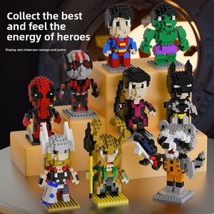 ของเล่นตัวต่อไมโครพาร์ทิเคิลซีรีส์ซูเปอร์ฮีโร่รุ่นใหม่ ราคาประหยัด วัสดุพลาสติก ประกอบเองได้ เข้ากันได้กับตัวต่อ MOC - Product Image 2