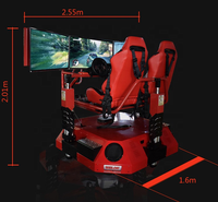 Street view 3 screen 3D racing game machine jeux d'arcade simulateur de conduite à vendre
