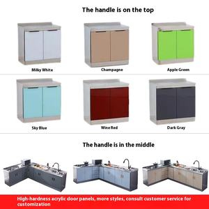 อ่างล้างจานสเตนเลสแบบบูรณาการทันสมัยในครัวแบบยุโรปออกแบบได้ตามต้องการ - Product Image 3