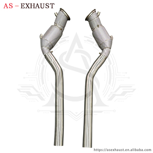 Système d'échappement sport à haut débit avec catalyseur et soupape, avec bouclier thermique pour Ferrari Purosangue FUV <span class=keywords><strong>V12</strong></span> 6.5L 2022+ - Product Image 3