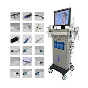Vertical Salon 18 in 1 Co2 Bubble Hydro Dermabrasion Oxigen Spraying Hydra Skin Facial Machine Professional - Product Image 2
