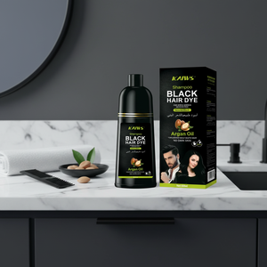 Nuova Crema Colorante per Capelli <span class=keywords><strong>Permanente</strong></span> <span class=keywords><strong>Senza</strong></span> <span class=keywords><strong>Ammoniaca</strong></span>, di Grado Premium, Nero e Marrone, 500ml, Facile Applicazione - Product Image 2