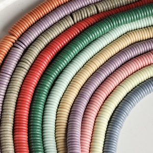 8mm negative ion colorful stone spacer beads diy <b>bracelet</b> necklace hand <b>string</b> loose beads jewelry making accessory materials - Product Image 1