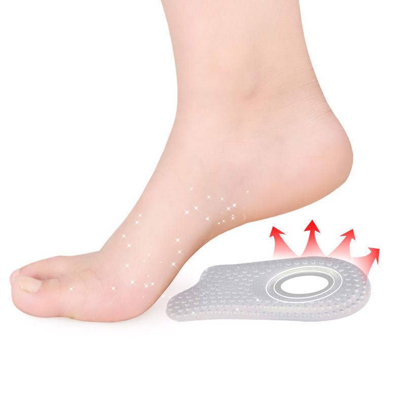 Silicone Gel Heel Cups Comfort Support for Plantar Fasciitis